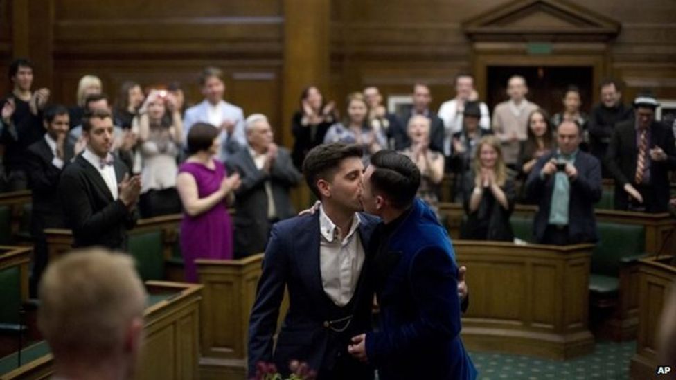 Same Sex Marriage Now Legal As First Couples Wed Bbc News 2853