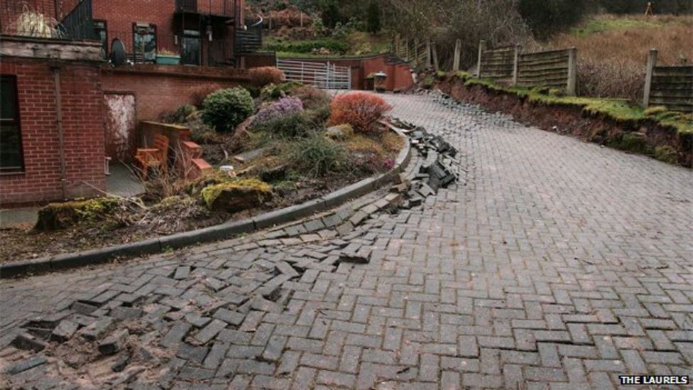 Staffordshire B&B Suffers Sink Hole Collapse - BBC News