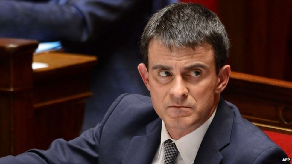 New French Pm Manuel Valls Vows Cuts In Tax And Spending Bbc News