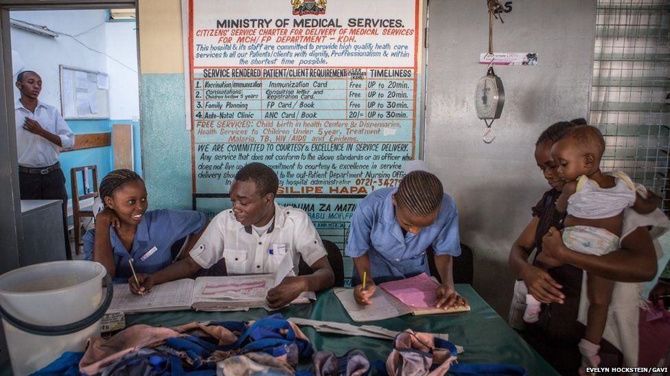 Health clinic in Kenya
