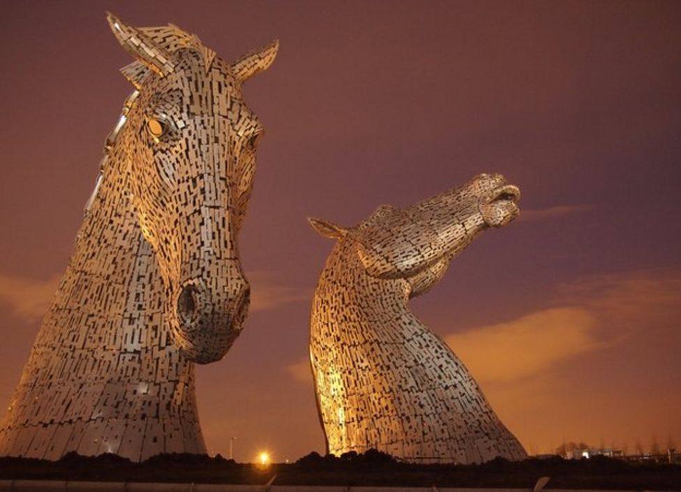 The man who created The Kelpies BBC News