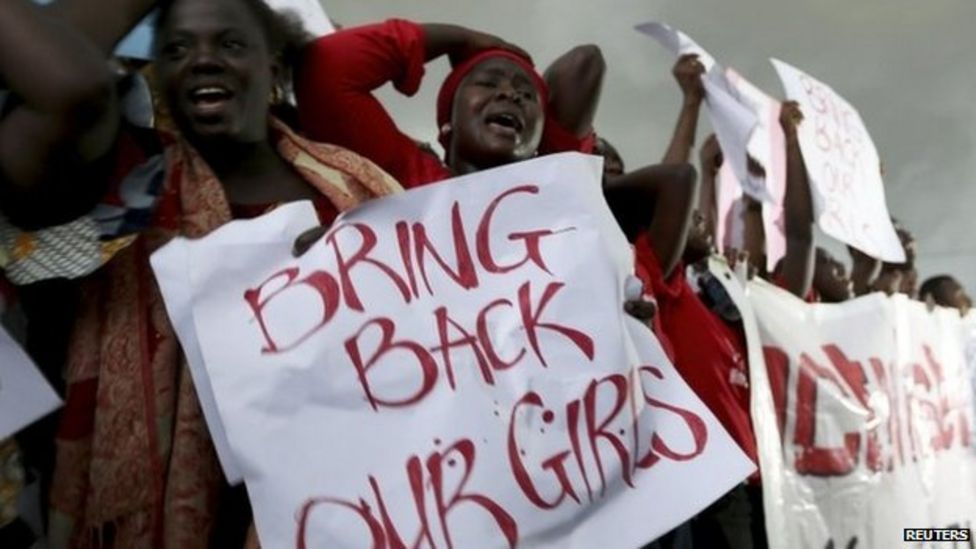 Nigeria Schoolgirl Abductions Protest Leader Detained Bbc News 