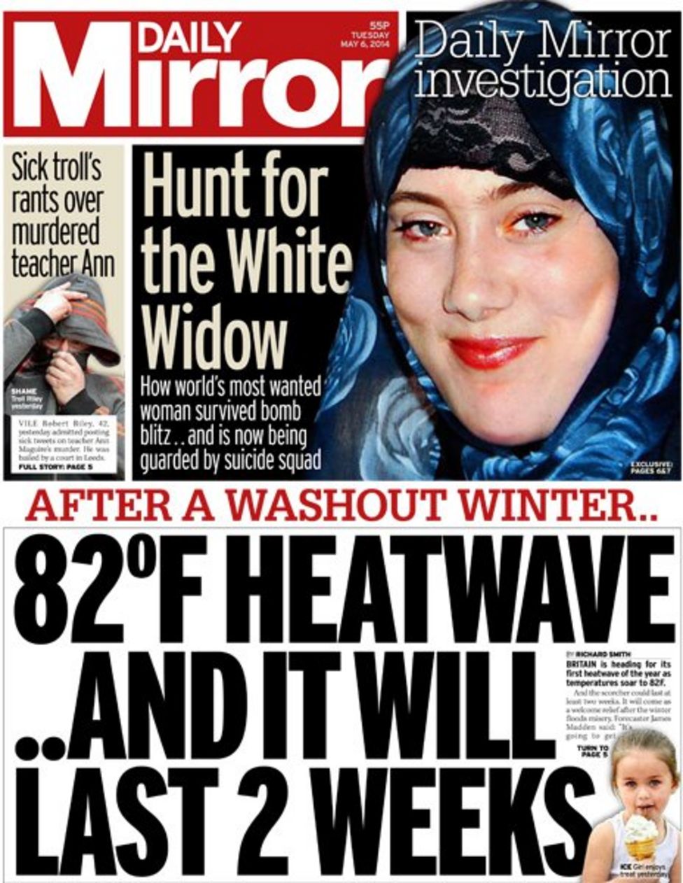 Sickness and health on front pages BBC News