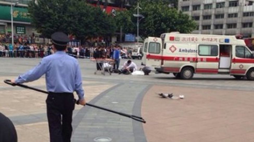 China knife attack Suspect 'acted alone' BBC News