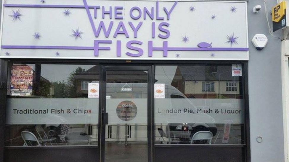Towie row over Ongar fish and chip shop BBC News