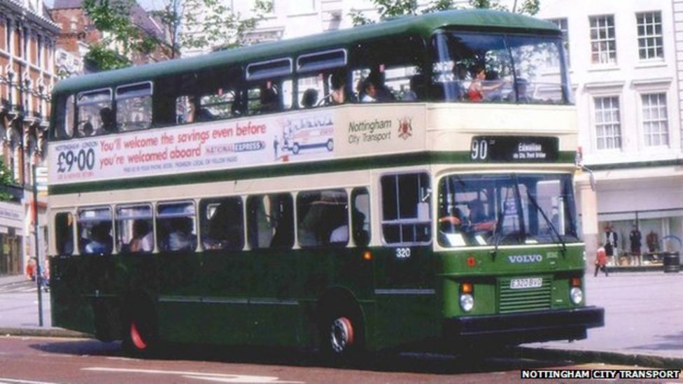 1954 West Bridgford bus in centenary celebrations BBC News