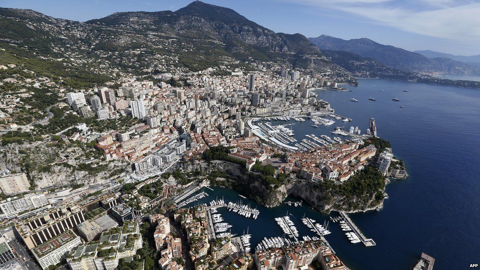 Aerial view of Monaco taken in September 2013