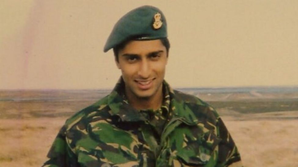 Rakesh Chauhan funeral Thousands honour RAF officer BBC News