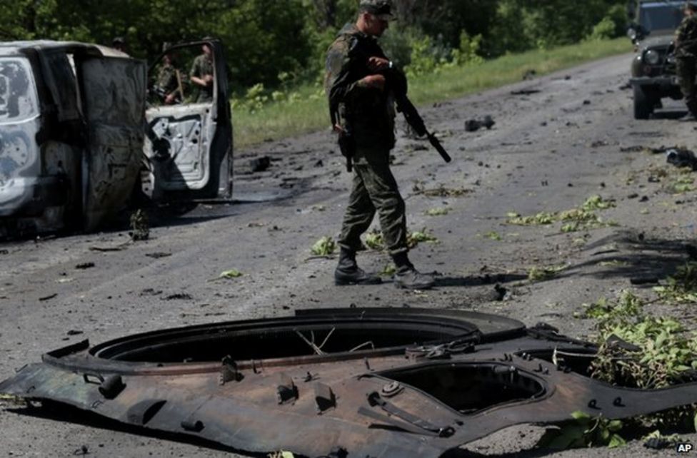 Ukraine Crisis Donetsk Sees Deadliest Attack On Troops Bbc News 