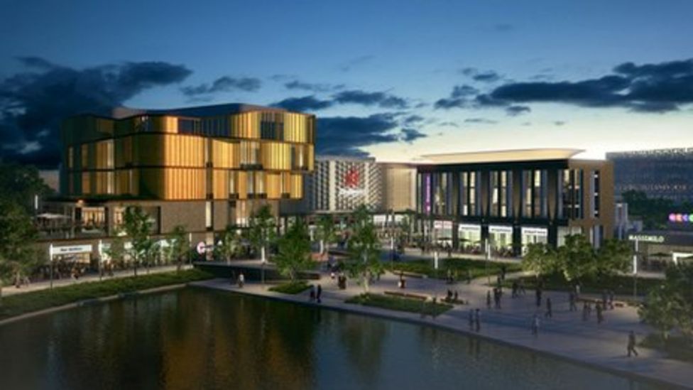 Telford £250m Southwater development opens BBC News