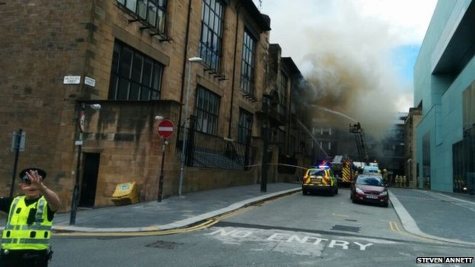 Glasgow School Of Art Fire Iconic Library Destroyed BBC News    75063296 Img 20140523 Wa0003 