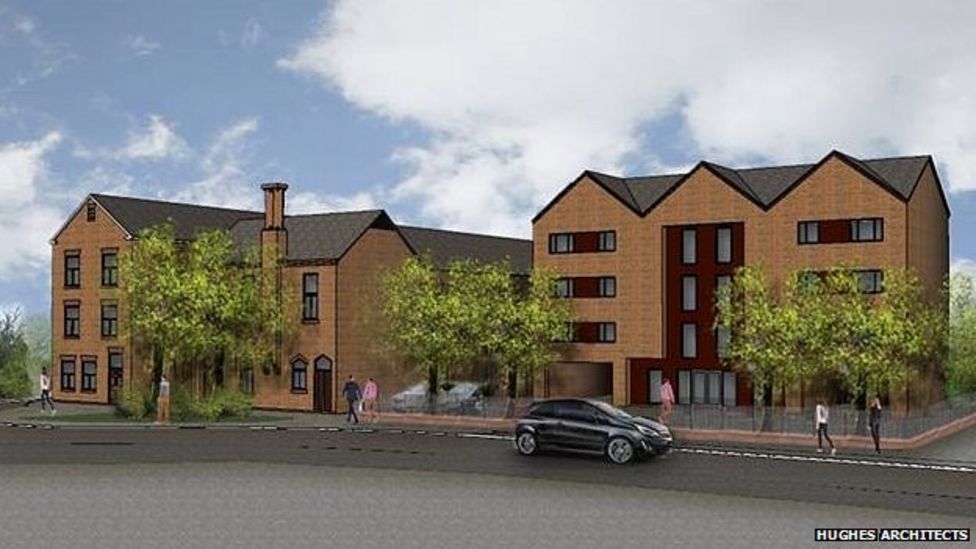 Exmagistrates' court in Newtown to flats BBC News