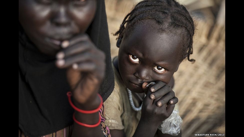Displaced children in Maban county, South Sudan.