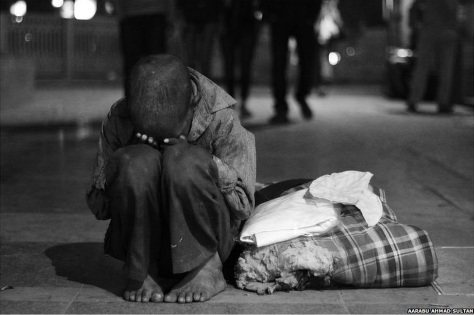 In pictures Indian child beggars BBC News