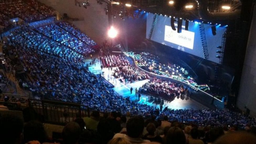 Leeds Arena hosts Tour de France opening ceremony BBC News