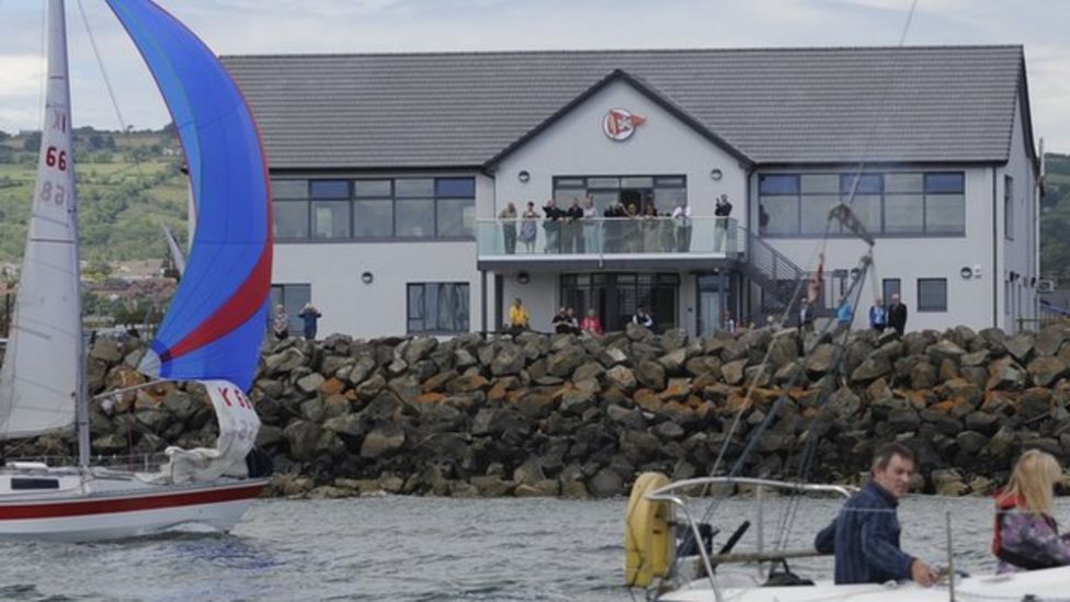 Carrickfergus Sailing Club reopens two years after fire BBC News