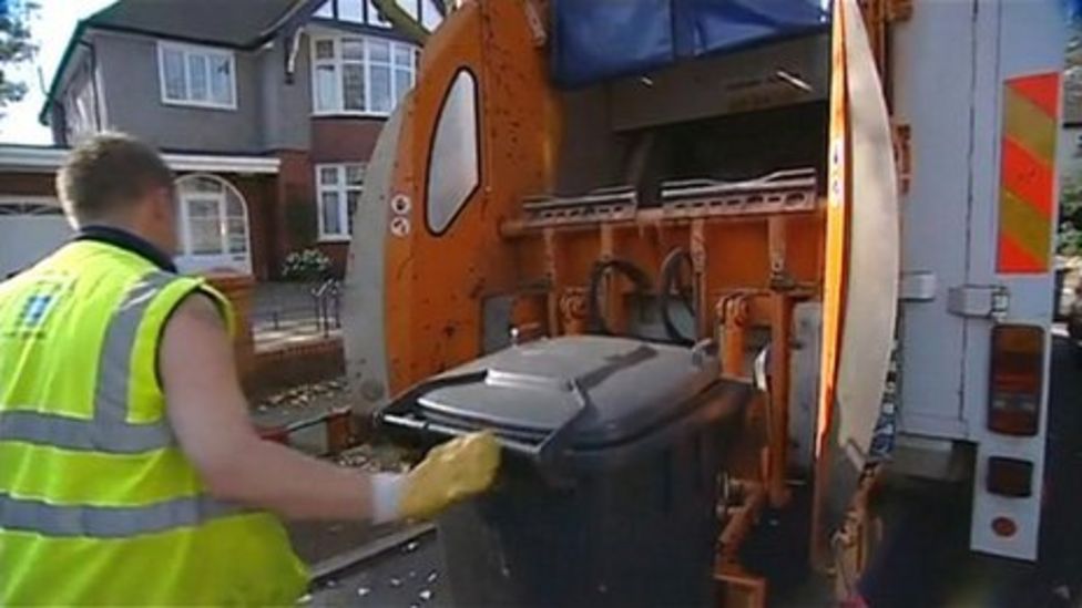Bury Council bin collections 'once in three weeks' BBC News