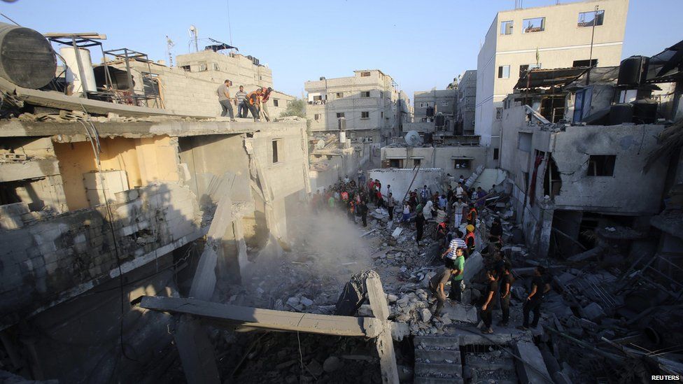 In Pictures Gaza Conflict Escalates Bbc News 