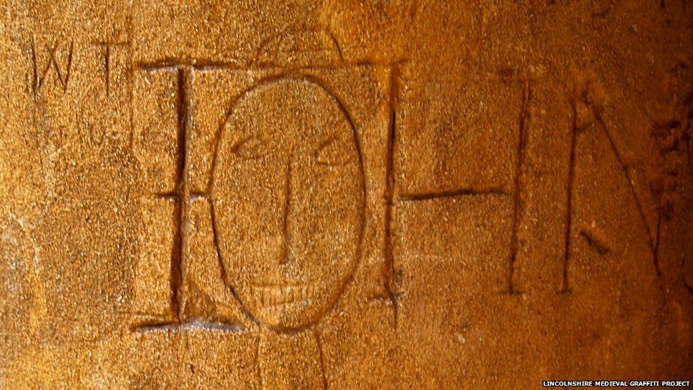 Graffiti found in Lincoln Cathedral
