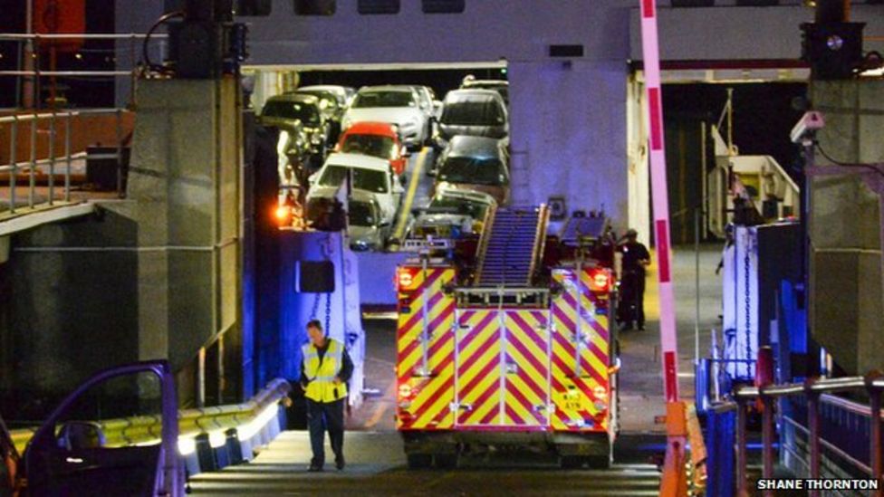 Isle of Wight ferry car deck collapse injures four BBC News