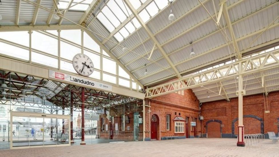 Llandudno train station officially opened after revamp BBC News