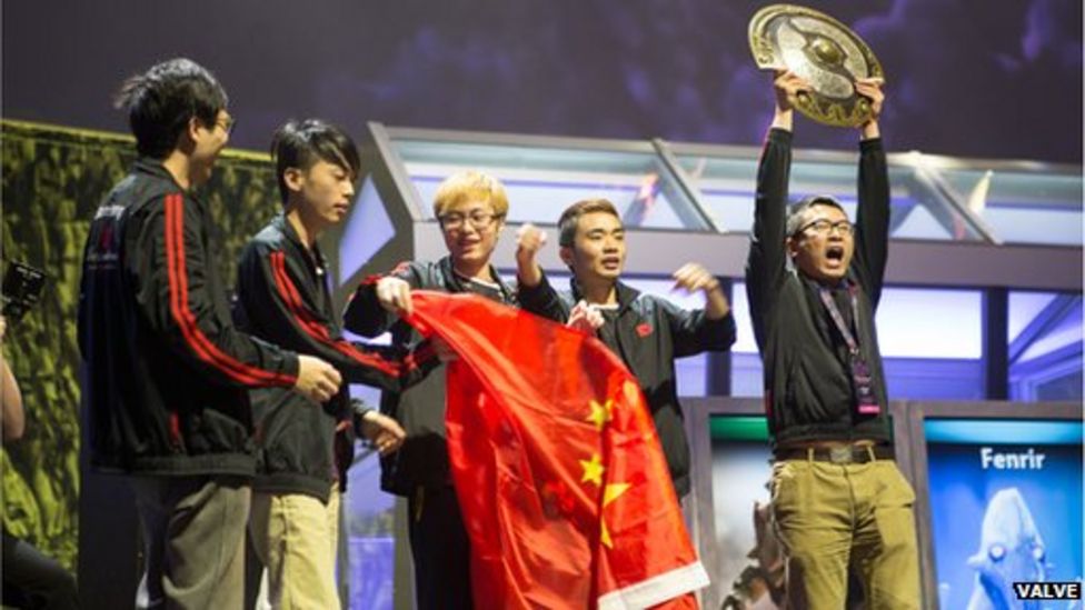 Dota 2 Chinese team wins 5m gaming prize BBC News