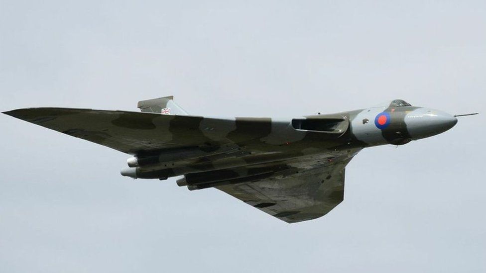 Vulcan bomber at Culdrose Air Day. Pic: Kevin Thomas