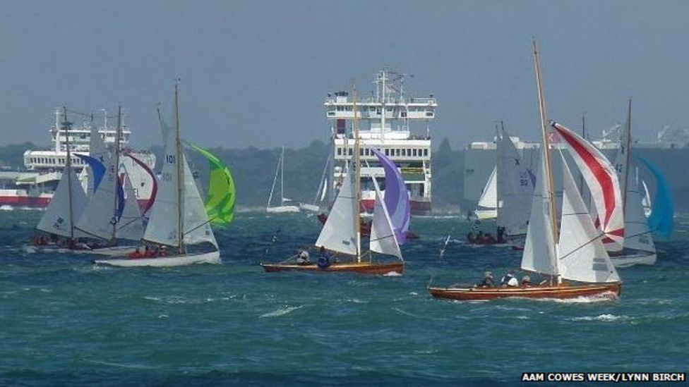 Cowes Week sailing regatta begins on Isle of Wight BBC News