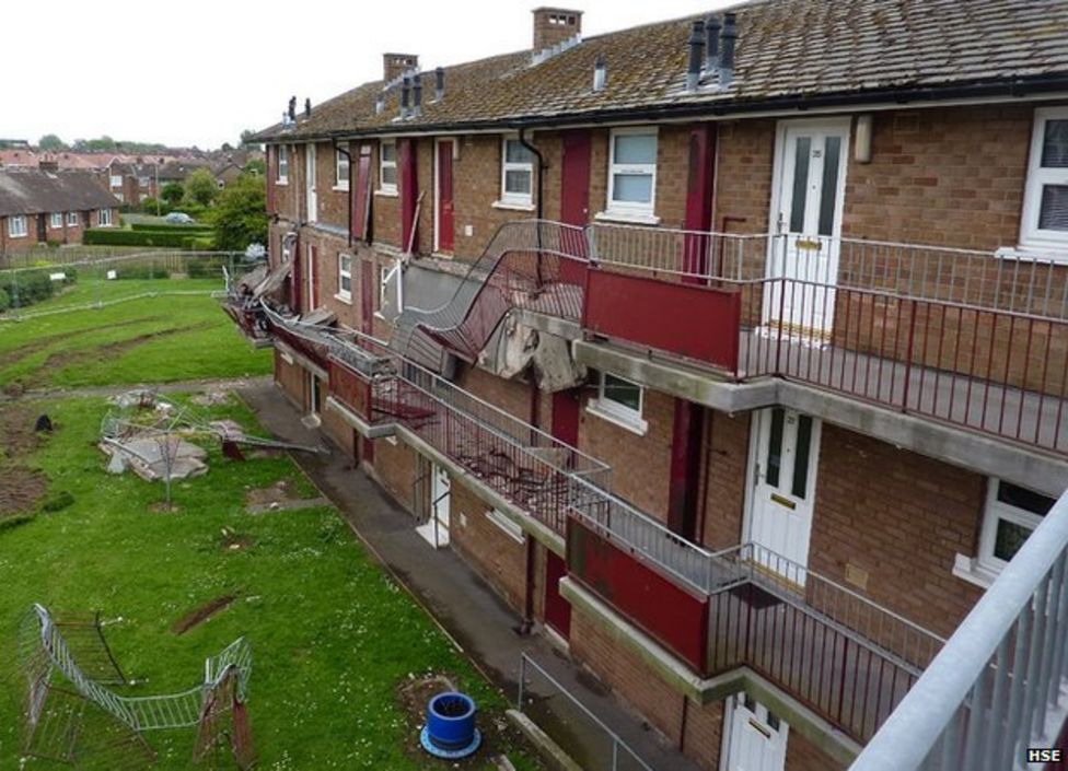 Company fined after Blackpool flats walkway collapse BBC News