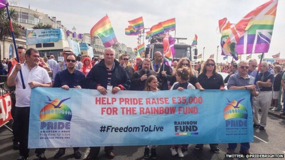 Brighton Pride celebrated by thousands on the streets BBC News