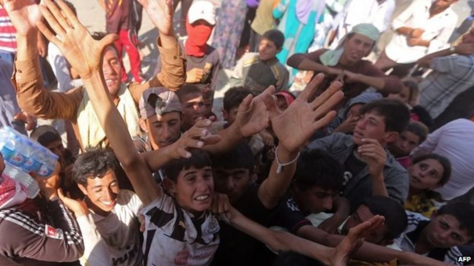 Iraq Crisis Us Says Mount Sinjar Evacuation Unlikely Bbc News