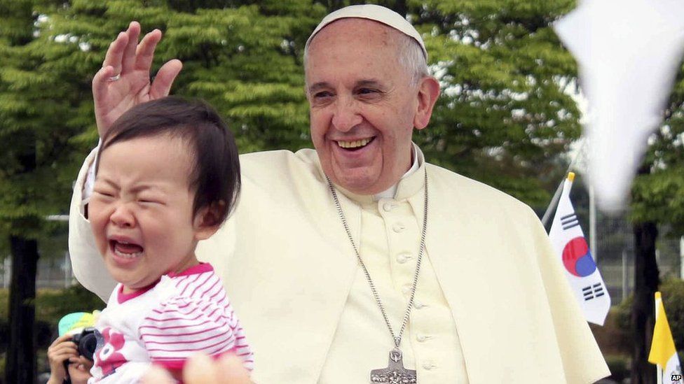In pictures Pope Francis in South Korea BBC News