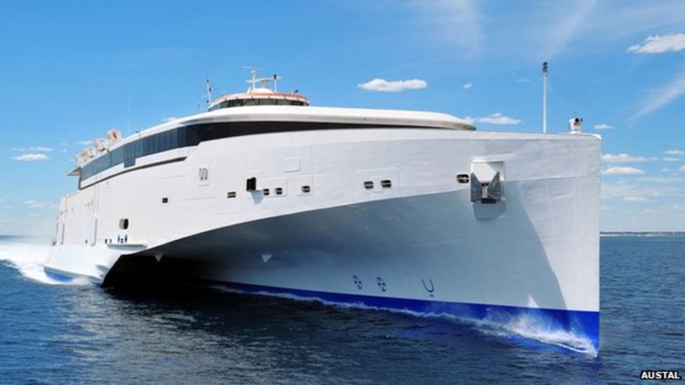 Highspeed Channel Islands ferry based in Poole Harbour BBC News