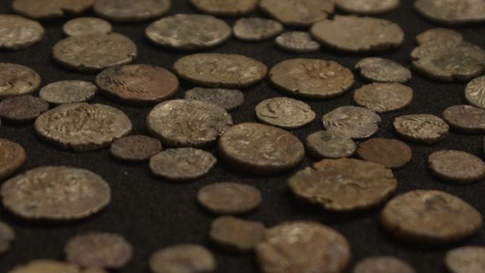 Jersey hoard: Archaeologists unpick 70,000 coins - BBC News