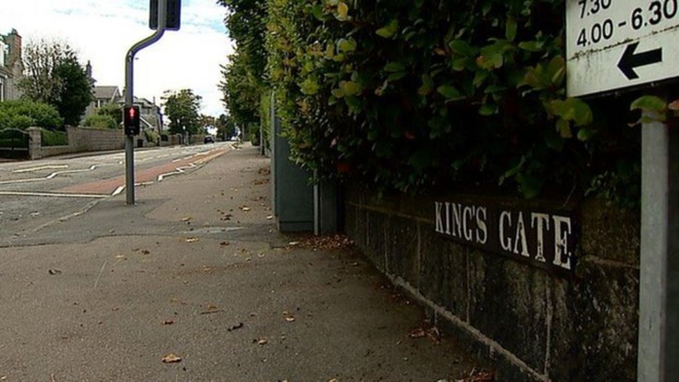 Motorcyclist dies in Aberdeen crash BBC News