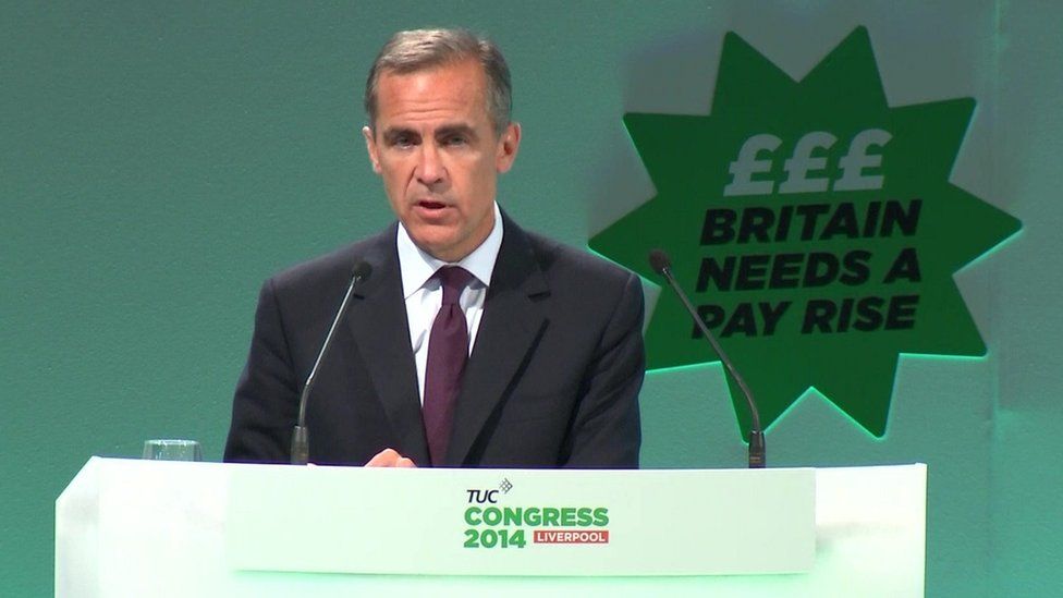 Mark Carney at the TUC congress