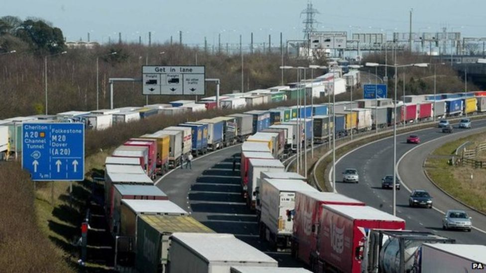 Three Kent sites named for new lorry park BBC News