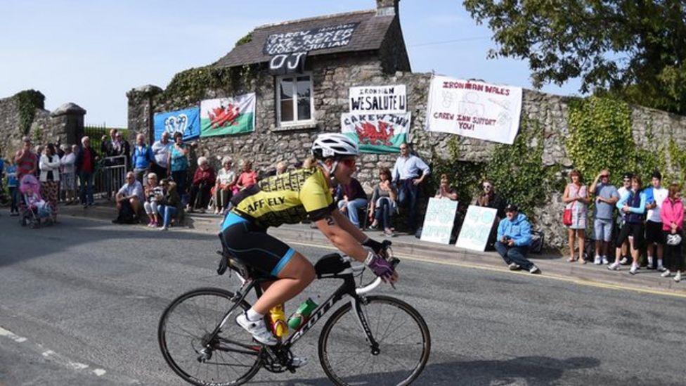 Ironman Wales attracts thousands of athletes BBC News