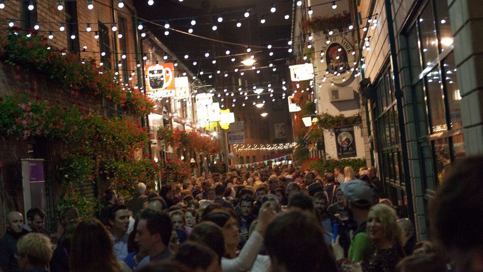 Cathedral Quarter on Culture night