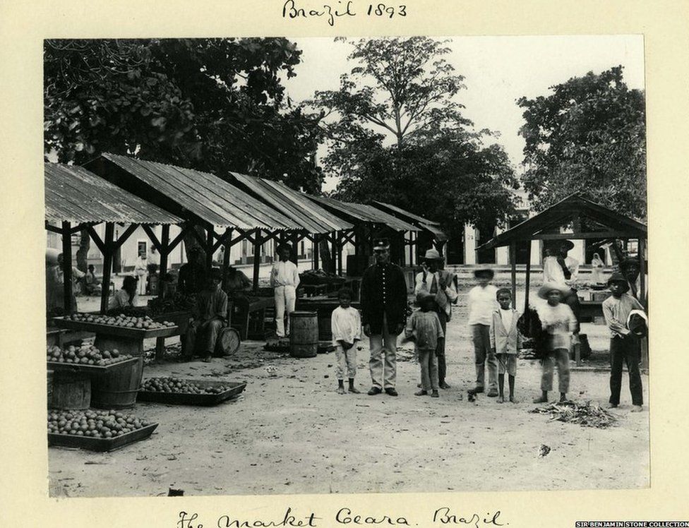 The Market, Ceara, Brazil in 1893