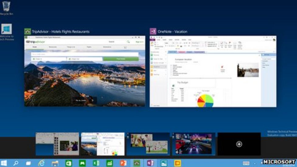 Microsoft unveils Windows 10 system with Start Menu - BBC News