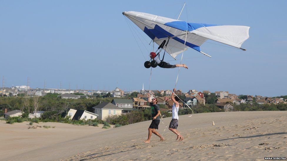 Hang gliding