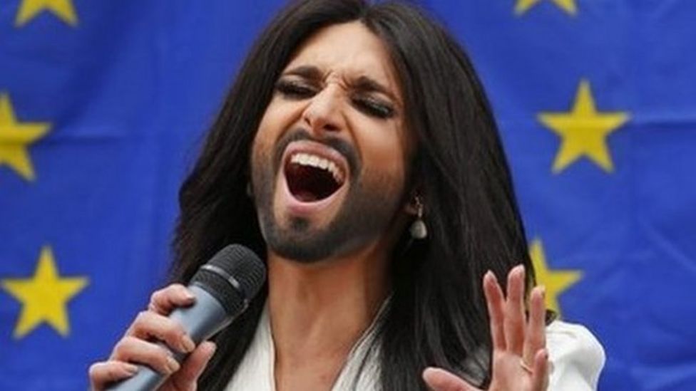 Conchita Wurst I Want To Be Clear This Is Not A Joke Bbc News 