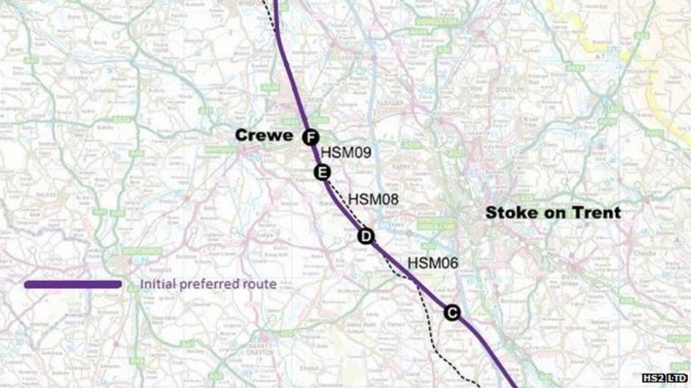 HS2 station at Crewe could be hard lines for Stoke BBC News