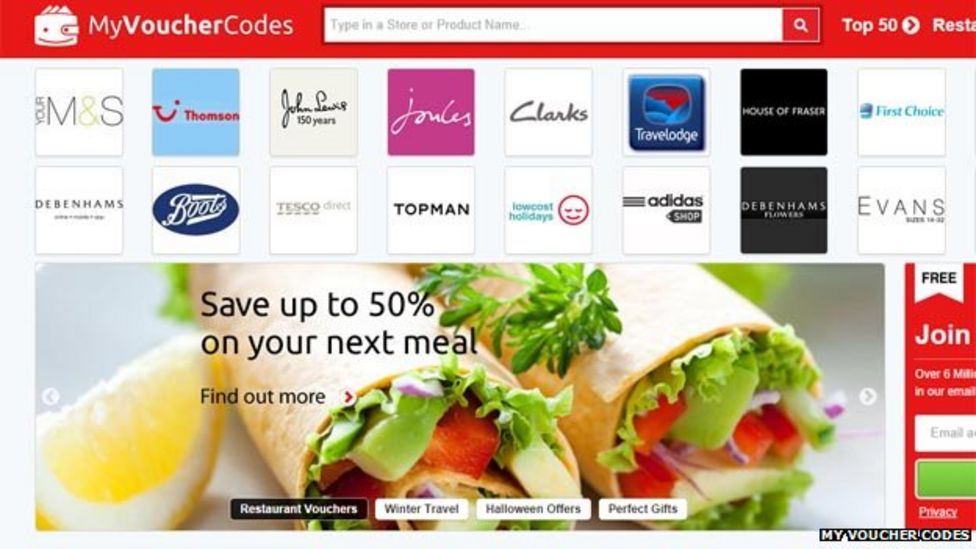 The king of discount voucher codes BBC News