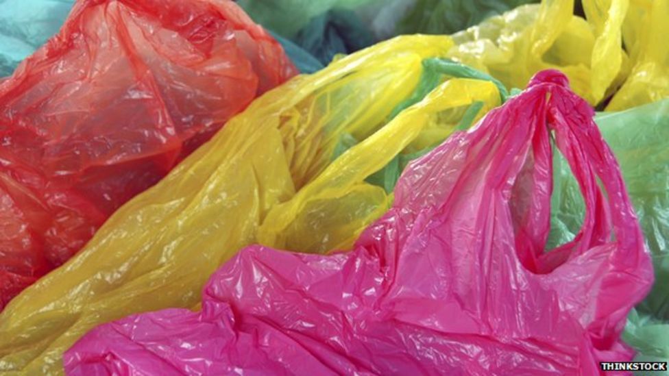Minimum charge for carrier bags in Scotland introduced BBC News