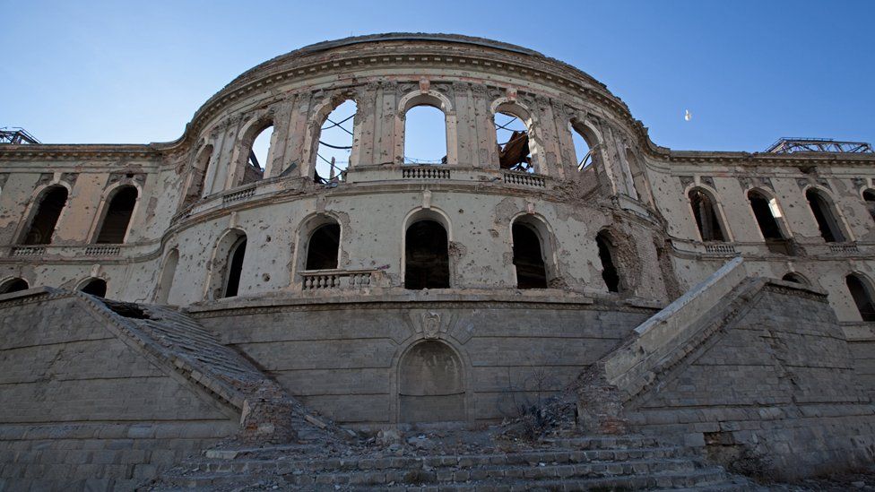 Nazes Afroz, Darul Aman palace, Kabul