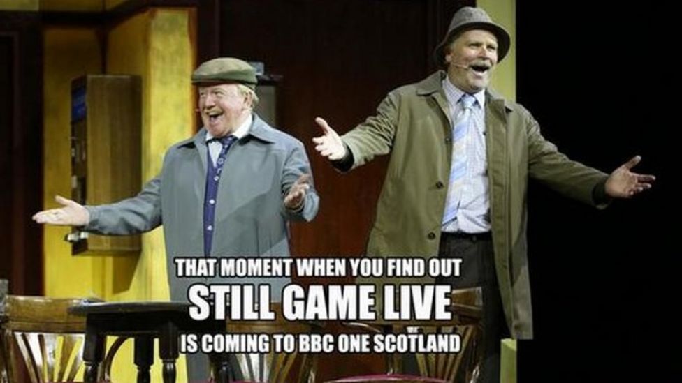 Still Game live show marks TV return BBC News