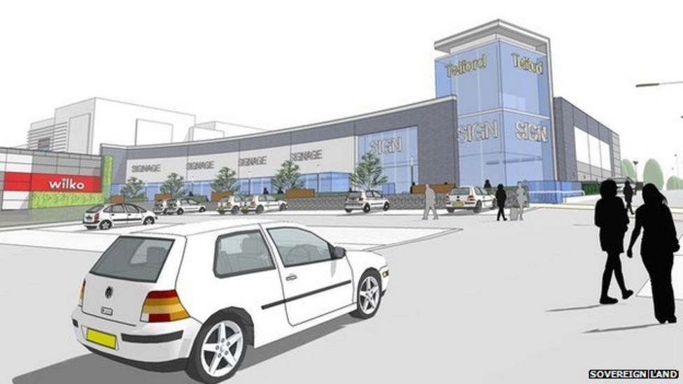 First part of £200m Telford Shopping Centre revamp approved BBC News