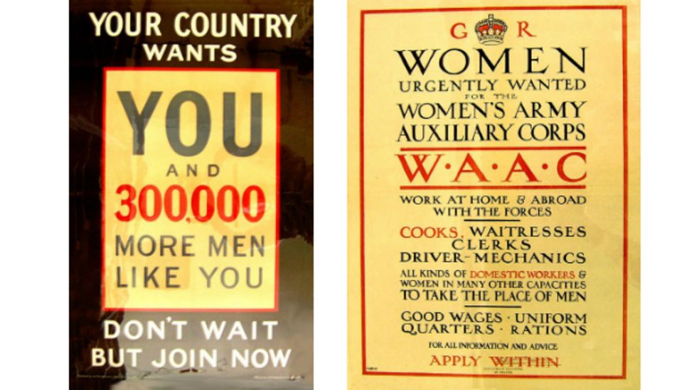 World War One posters reveal St. Helens war messages BBC News